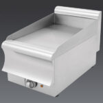 Electric plate with smooth surface - with base - single - 400x700x860mm - 3.5 kW - Visvardis PE170BS CAT - Image 2
