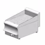 Platte elektrisch gerippt (Hartchrom) - Tischmodell - einfach - 400x700x320mm - 3,5 kW - Visvardis PE170R (CR)CAT