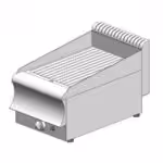 Gasplatte gerippt – Tischmodell – einfach – 400x600x320mm - 7,5 kW - Visvardis PG160RCAT