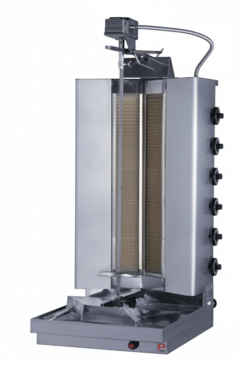 Gas Gyro / Doner Grill - 150 kg - 22 kW - Panaritis RG V10