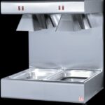 Table potato station - 700 W - with radiation lamps - Panaritis L4