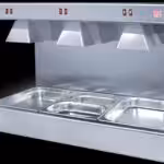 Tischkartoffelstation - 1050 W - mit Strahlungslichtern - Panaritis L6