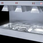 Table potato station - 1050 W - with radiation lamps - Panaritis L6