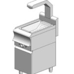 Potato station with cabinet - 400x600x860mm - 660 W - with Resistance - Visvardis SP160R ER CAT