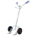 Galvanized barrel cart EXPRESSO 330121