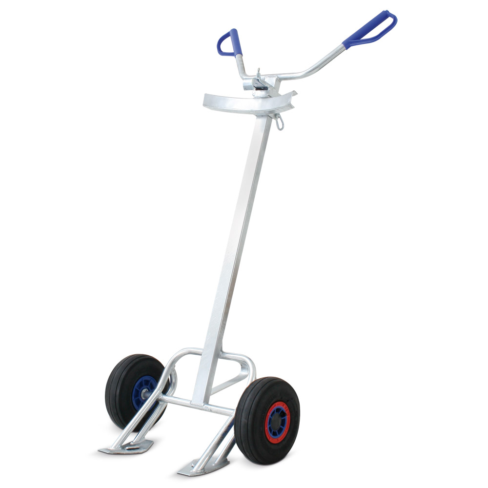 001.0184_001 Galvanized barrel cart EXPRESSO 330121 - Image 1