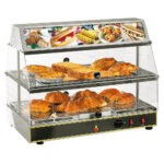 Heated display case ROLLER GRILL WDL200 with lighting