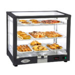 Heated display case ROLLER GRILL WD780DN black