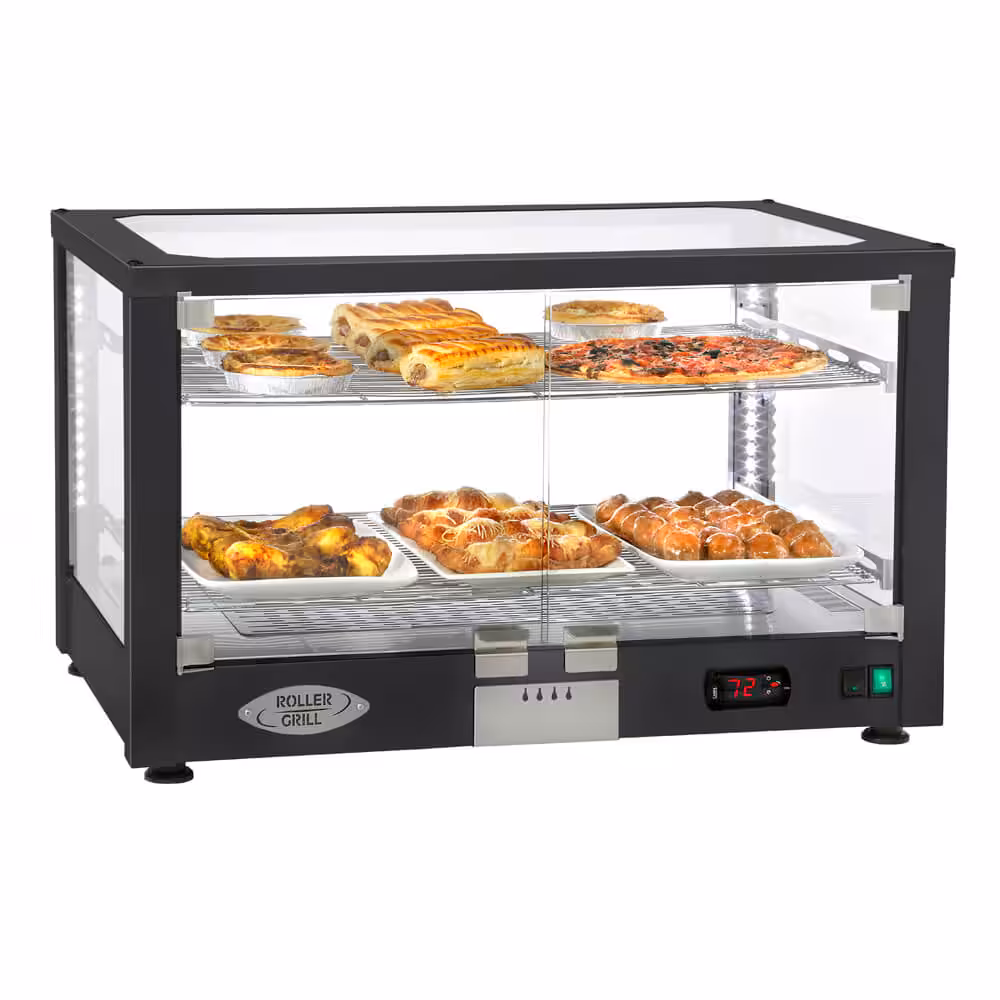 010.1033_001 Heizvitrine ROLLER GRILL WD780SN schwarz – Bild 1