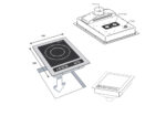 Επαγωγική εστία ADVENTYS DRIC3600 GADV - Image 2