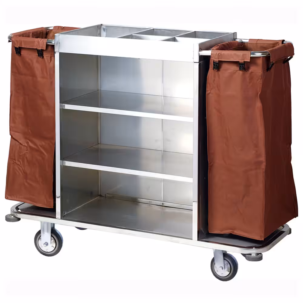 050.0113_001 Edelstahl-Trolley mit zwei Taschen ItalStar ITAL0061 – Bild 1