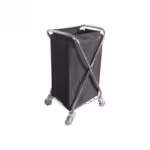 Trolley für schmutzige Wäsche aus Edelstahl 500x500x1000 ItalStar