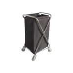 Stainless steel dirty linen trolley 500x500x1000 ItalStar