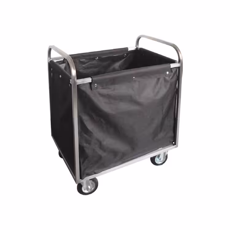 059.0024_001 Trolley für schmutzige Wäsche Edelstahl 700x500x880 ItalStar – Bild 1