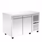 Tiefkühltisch mit Kühlaggregat - 1550x700x880mm - mit 2 Türen - Fassungsvermögen: 349 L – PA 70 155MF