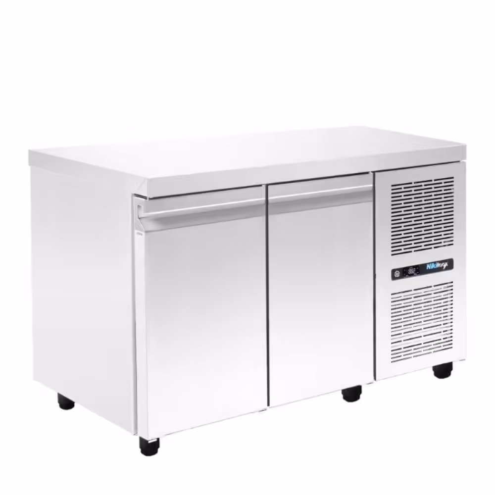 2025_PA-70-156M-2-1 Tiefkühltisch mit Kühlaggregat - 1550x700x880mm - mit 2 Türen - Fassungsvermögen: 349 L – PA 70 155MF – Bild 1