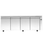 Freezer counter without cooling unit - 2260x700x880mm - with 4 doors - Capacity: 726 L – PA 70 225AF - Image 2