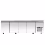 Kühltisch mit Kühlaggregat - 2090x800x880mm - mit 3 Türen + 1 Schublade - Fassungsvermögen: 730 L – PA 80 209M – Bild 2