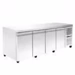 Tiefkühltisch mit Kühlaggregat - 2610x800x880mm - mit 4 Türen - Fassungsvermögen: 852 L – PA 80 260MF
