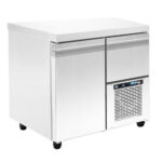 Πάγκος συντήρησης με ψυκτικό μηχάνημα - 890x700x880mm - με 1 πόρτα + 1 συρτάρι - Χωρητικότητα 195 Lt – PA GN 089M