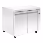 Kühltisch ohne Kühlaggregat - 1050x700x880mm - mit 2 Türen - Fassungsvermögen: 287 L – PA GN 105A