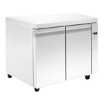 Freezer counter without cooling unit - 1210x700x880mm - with 2 doors - Capacity: 349 L – PA 70 120AF