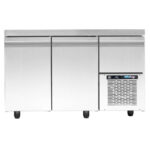 Πάγκος συντήρησης με ψυκτικό μηχάνημα 1340x600x880mm - με 2 πόρτες + 1 συρτάρι - Χωρητικότητα 305 Lt – PA 60 134M - Image 2