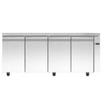 Freezer counter without cooling unit - 1950x700x880mm - with 4 doors - Capacity: 610 L - PA GN 195AF - Image 2