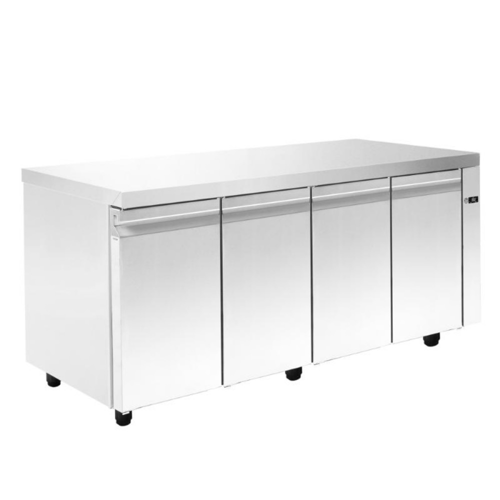 2025_PA-GN-195A-2-1 Freezer counter without cooling unit - 1950x700x880mm - with 4 doors - Capacity: 610 L - PA GN 195AF - Image 1