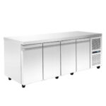 Πάγκος κατάψυξης με ψυκτικό μηχάνημα - 2300x700x880mm - με 4 πόρτες - Χωρητικότητα 610 Lt - PA GN 230MF