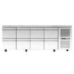 Refrigerated counter - 2300x700x880mm - with 8 drawers - Capacity: 610 L - PA GN 230M2222 - Image 2