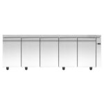 Commercial Freezer Counter without Cooling Unit - 2400x600x880mm - 5 Doors - Capacity 634L – PA 60 240AF - Image 2