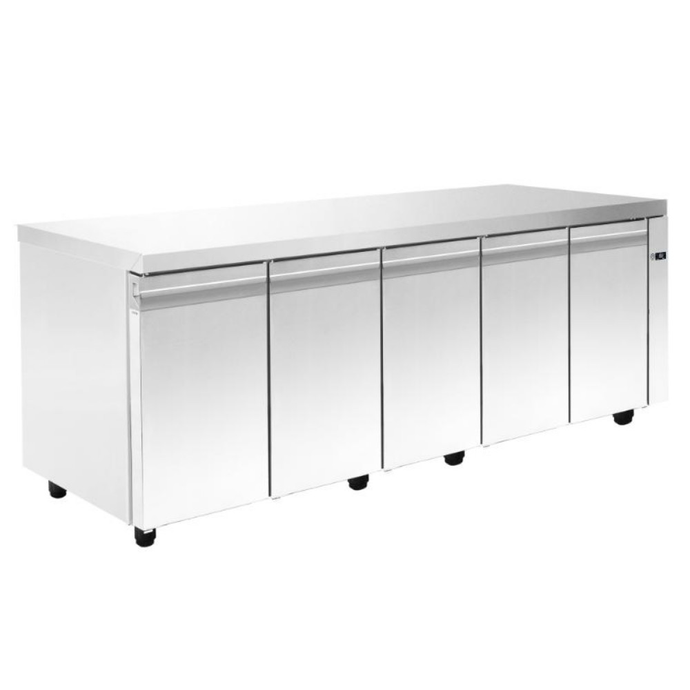 2025_PA-GN-240A-2-1 Commercial Freezer Counter without Cooling Unit - 2400x600x880mm - 5 Doors - Capacity 634L – PA 60 240AF - Image 1