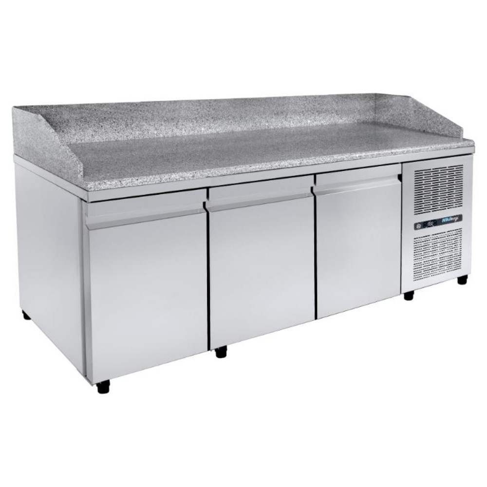2025_PA-PI-210M Refrigerated pizza counter - 2100x800x1100mm - with 3 doors - Capacity: 622 L - PA PI 208M - Image 1