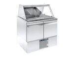 Ψυγείο-Βιτρίνα ψαριών - 890x700x1300mm - με 2 πόρτες - Χωρητικότητα 195 Lt – PS GN 089KT