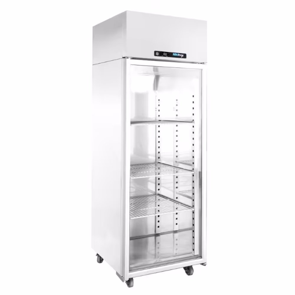2025_TH-D1-070MG Kühlschrank mit Glastür - 700x800x2090mm - TH D1 070MG – Bild 1