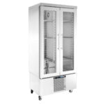 Commercial 2-door display refrigerator with glass doors - 890x700x1910mm - Capacity: 550 L – TH GN 089KG