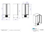 2-door upright refrigerator - 890x700x1910mm - Capacity: 550 L – TH GN 089K2 - Image 4