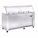 Bain-Marie Warmvitrine - 1720x800x1290mm - 5x GN - MM 80 172G