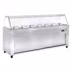 Bain-Marie Warmvitrine - 2370x800x1290mm - 7x GN - MM 80 237G