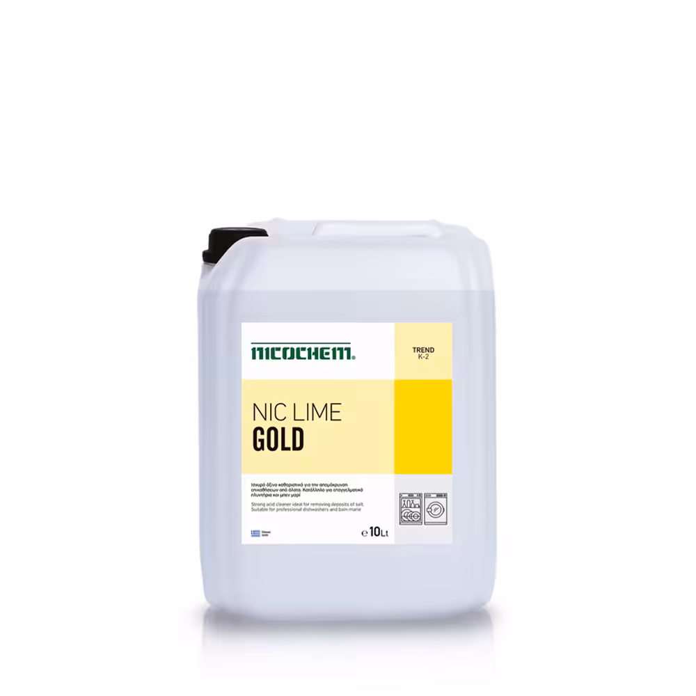 NIC-LIME-GOLD Lime Gold Entkalker - 1 Karton = 2 Kanister à 5 Liter – Bild 1