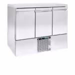 Gewerblicher Fisch-Lagerkühlschrank - 1340x700x1150mm - mit 3 Türen - PS GN 134K