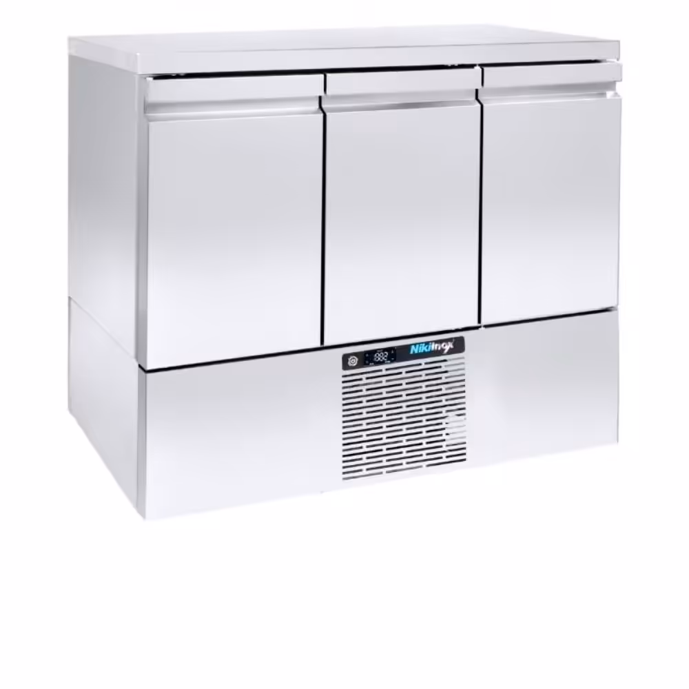 PS-GN-134K Gewerblicher Fisch-Lagerkühlschrank - 1340x700x1150mm - mit 3 Türen - PS GN 134K – Bild 1