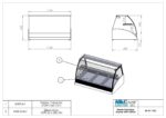 Countertop Heated Display Case with Forced Air - 1100x680x680mm - 3x GN - BI HE 110C - Image 2