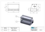 Countertop Refrigerated Display Case with Forced Air - 1100x680x680mm - 3x GN - BI RE 110 - Image 3