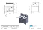 Bain-Marie Heated Display Showcase - 1070x800x1290mm - 3x GN - MM 80 107G - Image 2