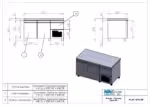 Kühltisch mit Kühlaggregat - 1570x800x880mm - mit 2 Türen + 1 Schublade - Fassungsvermögen: 520 L – PA 80 157M – Bild 3