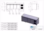 Kühltisch mit Kühlaggregat - 2300x700x880mm - mit 4 Türen - Fassungsvermögen: 610 L - PA GN 230M – Bild 3
