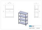 Free - Standing shelving RAF 60 120 (F0SE.60120.4) - Image 3
