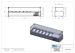 Επιτραπέζια βιτρίνα σαλατών 1570x400x450mm - SA PI 157T3 - Image 2